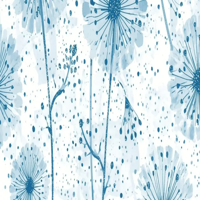 Tischset blaue Pusteblume