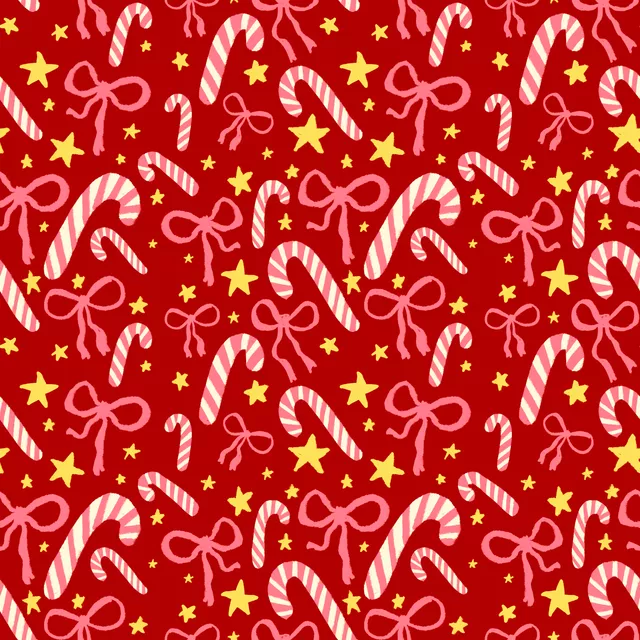 Geschirrtücher Zuckerstangen Schleifen rot