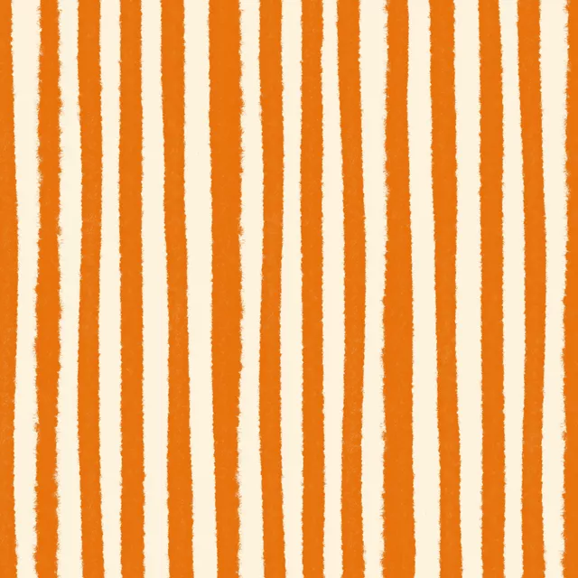 Dekovorhang Streifen Orange