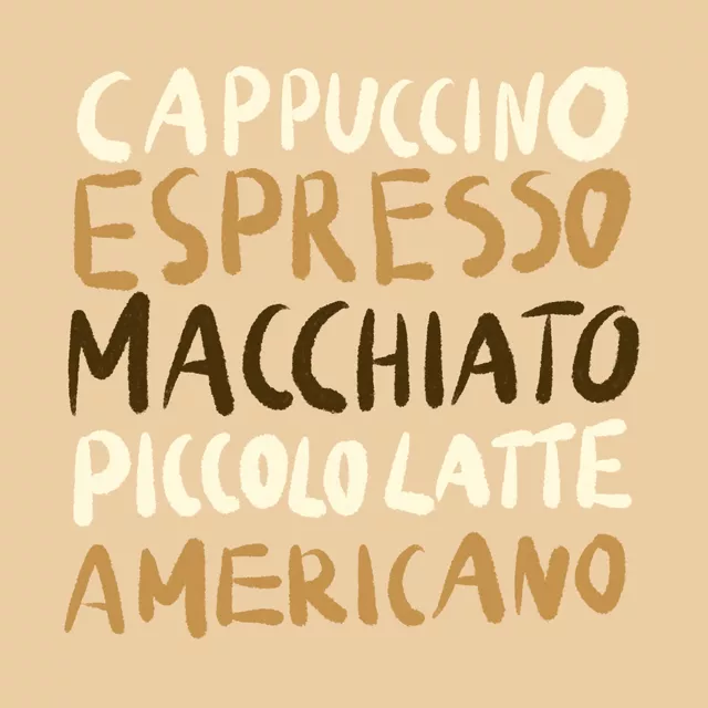 Servietten Kaffee Cappuccino Espresso