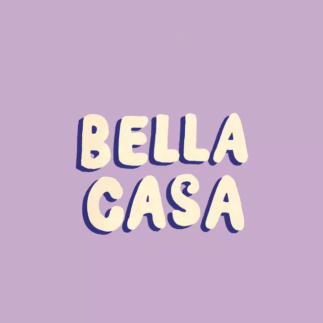 Kissen Bella Casa lila