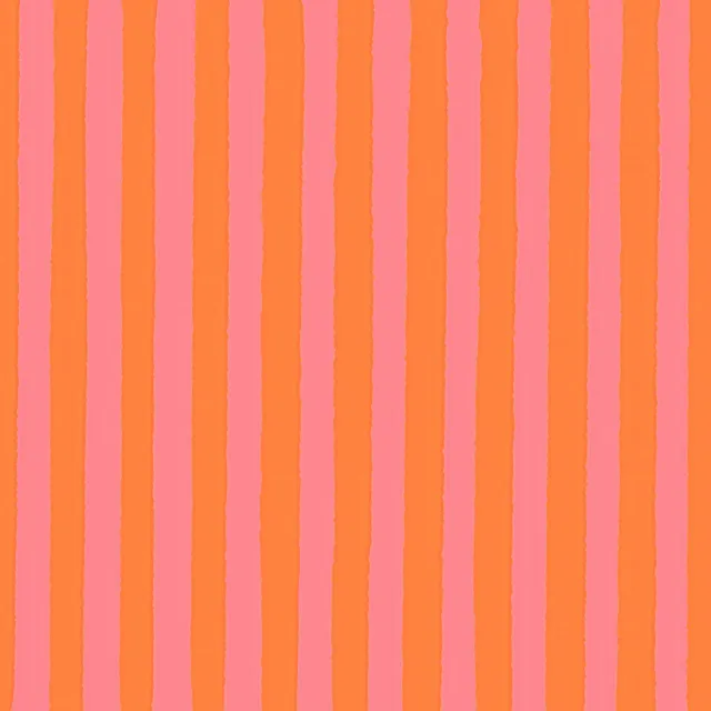 Kissen Streifen Orange Rosa