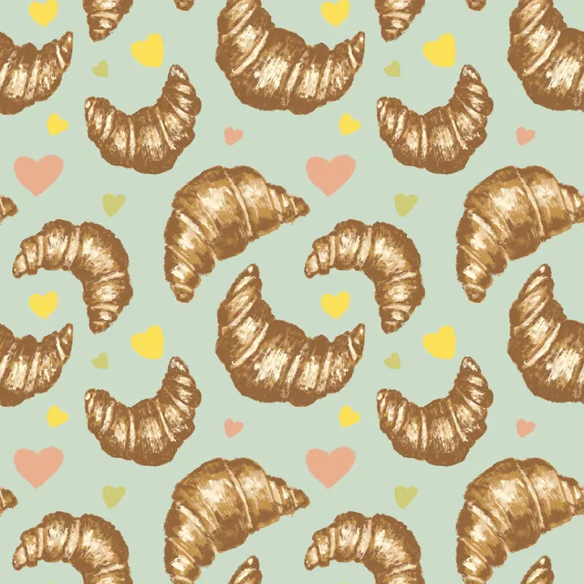 Tischläufer Croissant