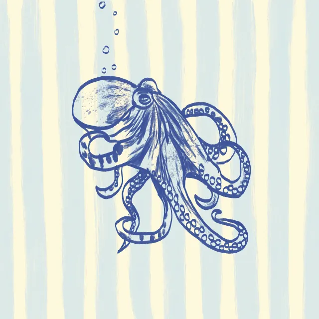 Tischset Oktopus