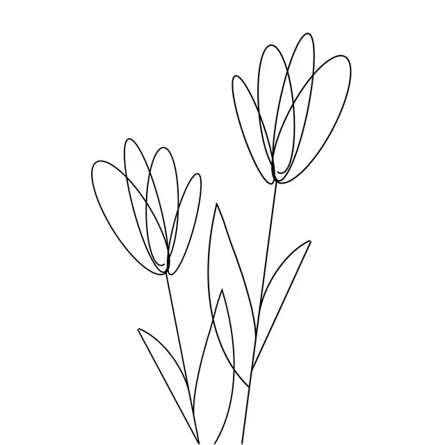 Tischset Tulpen 6