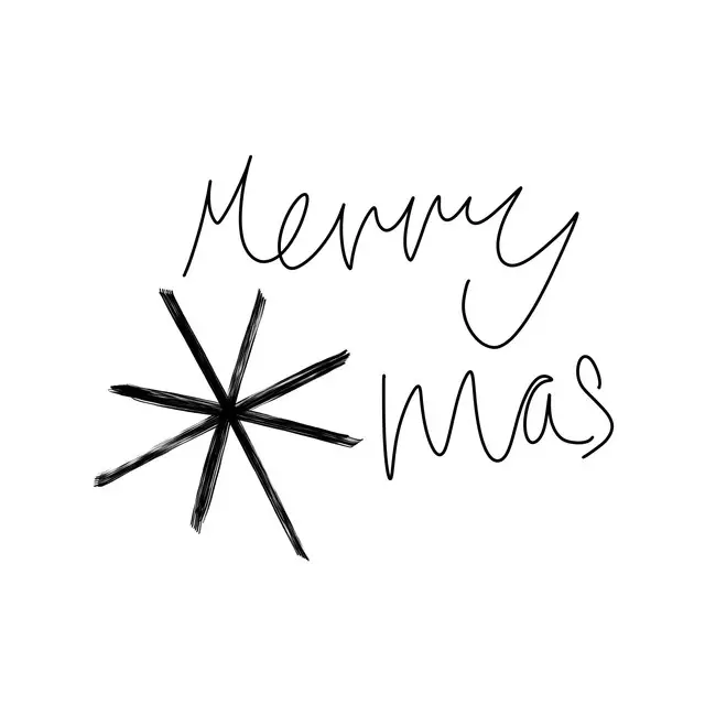 Servietten Merry XMas
