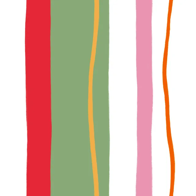 Tischset Bunte Streifen 2