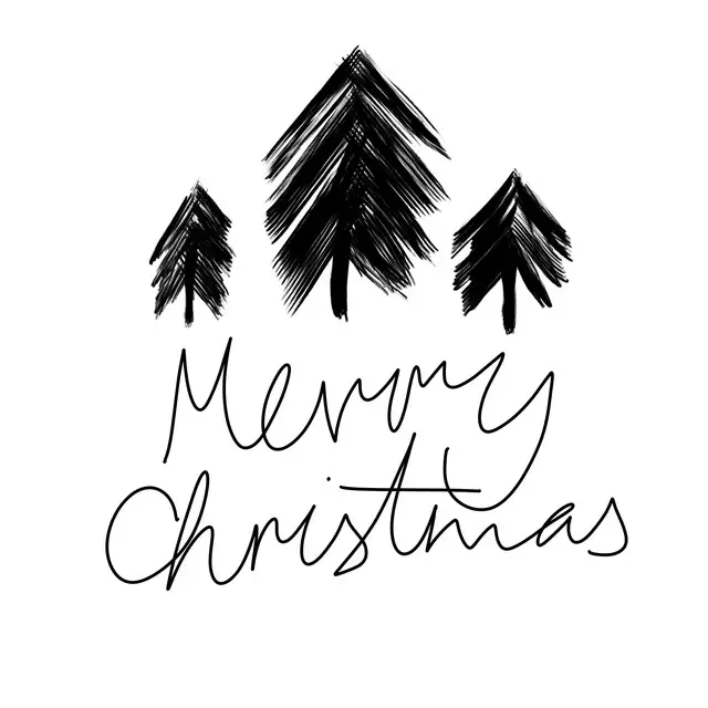 Servietten Merry Christmas Wald