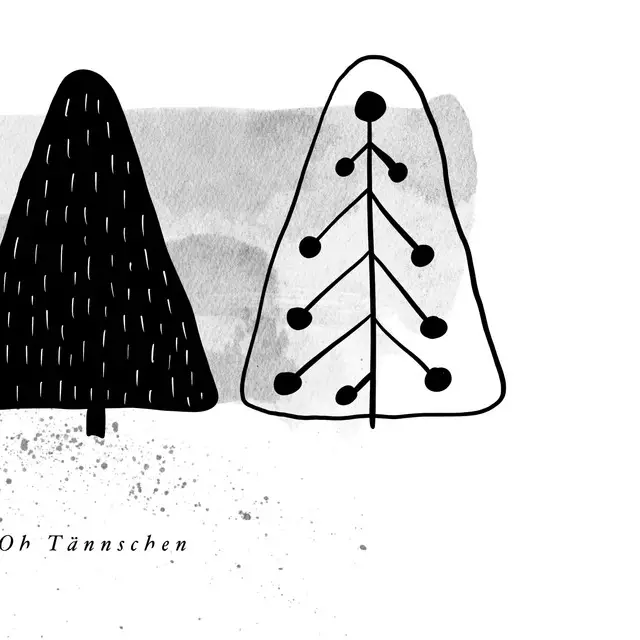 Dekovorhang Tannenbaum no1