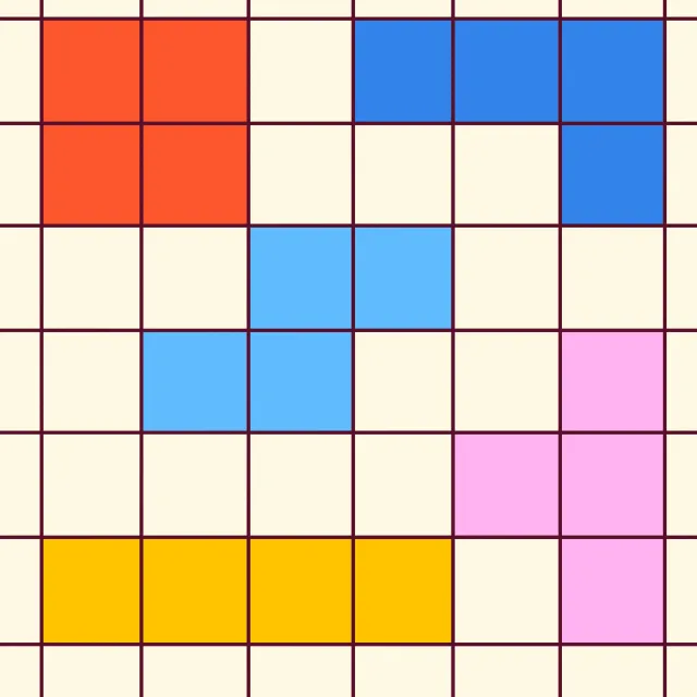 Servietten Tetris no1