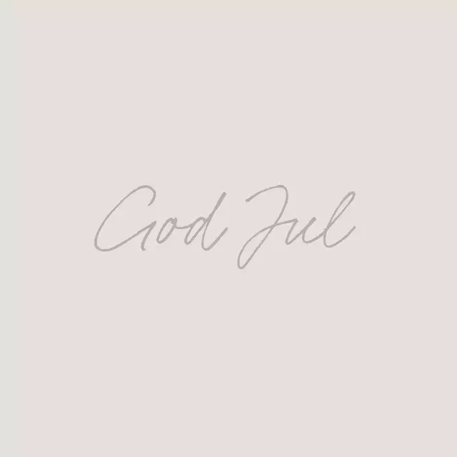 Servietten Beige God Jul