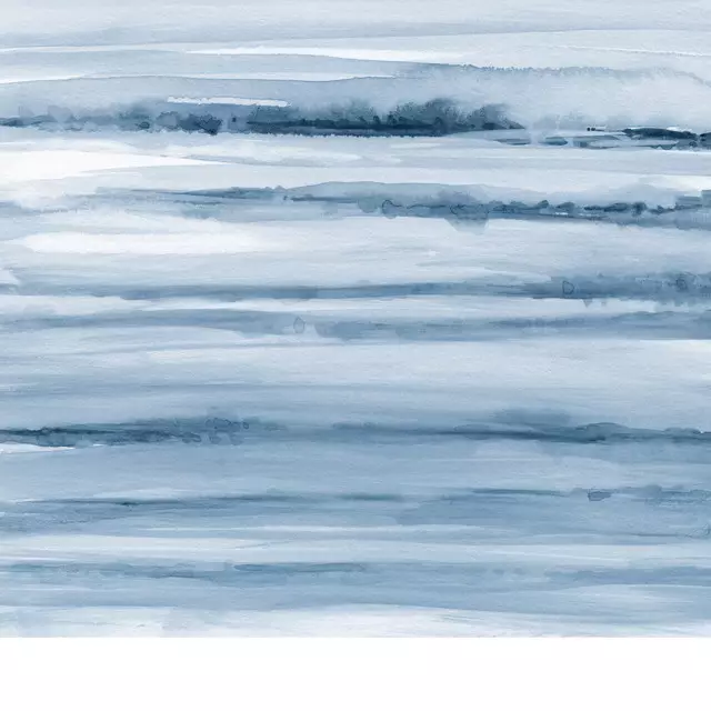 Dekovorhang Watercolor strokes Blue