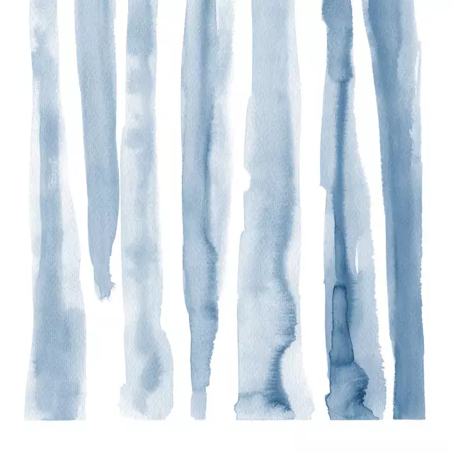 Tischset Soft Blue Watercolor Strokes