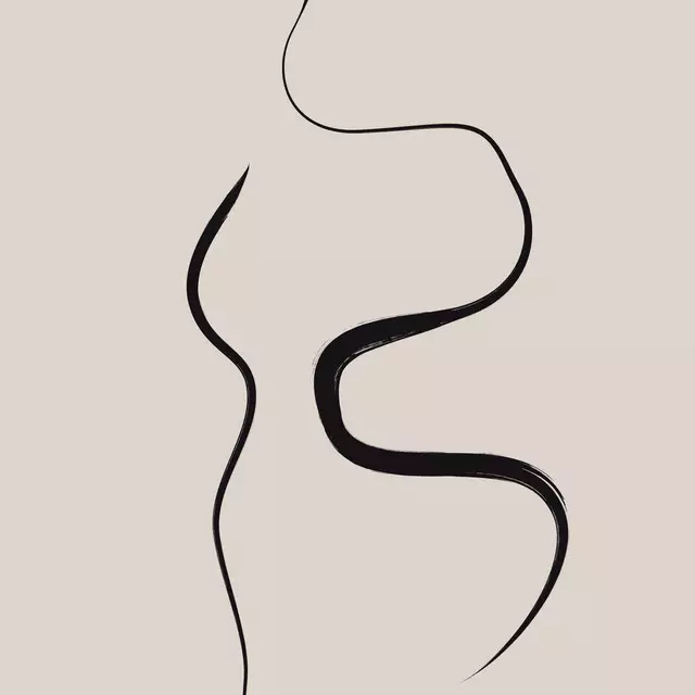 Servietten Ink Strokes 1 Beige And Black