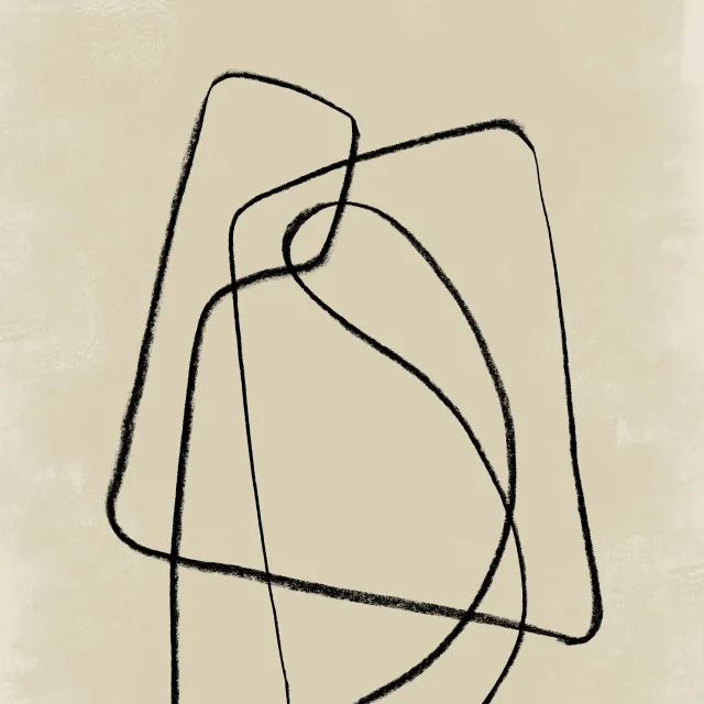 Kissen Pencil scribble 6