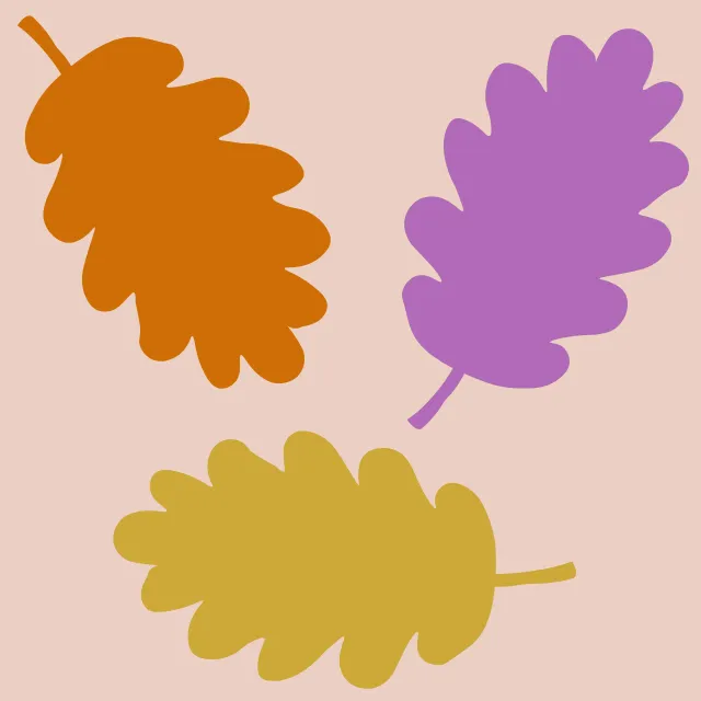 Sitzkissen Blätter Herbst