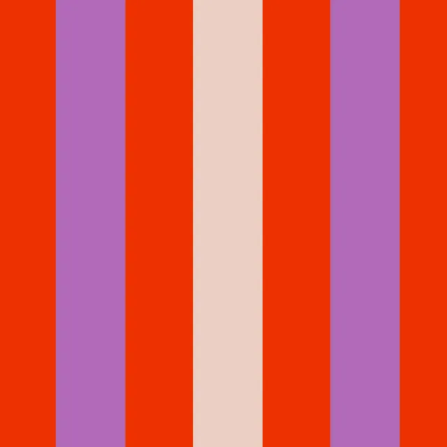 Dekovorhang Streifen Rot Lila Beige