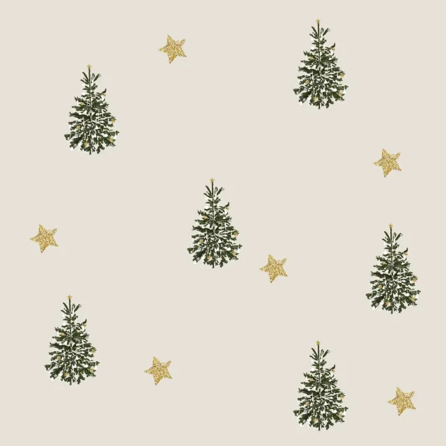 Weihnachtsbäume und Sterne