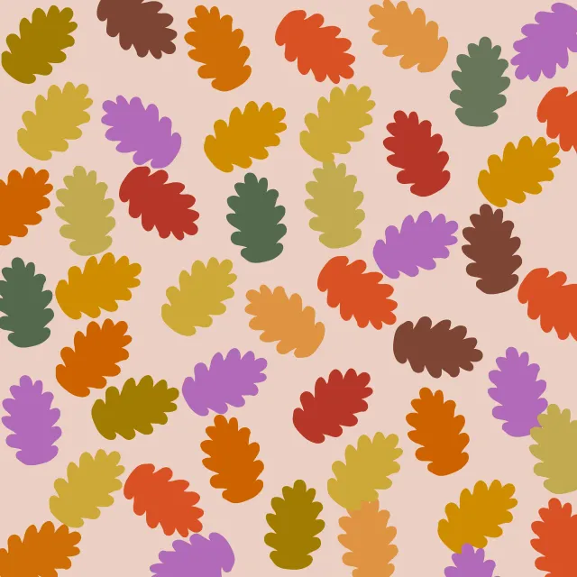 Kissen Bunte Herbstblätter
