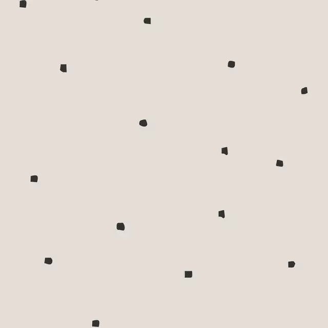 Pfeffer Punkte Beige-Schwarz