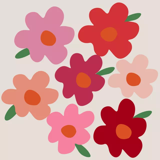 Servietten Frühlingsblumen Mischung