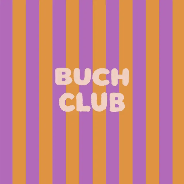 Kissen Buchclub Streifen Lila Braun