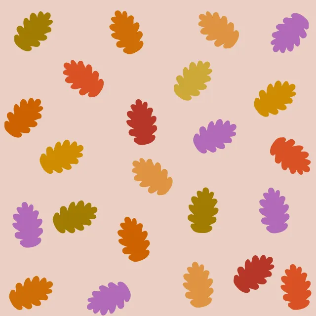 Tischläufer Bunte Herbstblätter