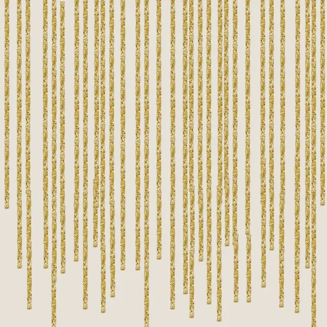 Kissen Lametta Gold Beige