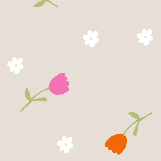 Tulpenwiese Auf Beige