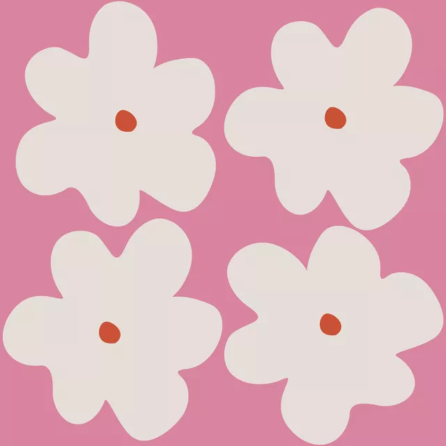 Kissen Blümchen Auf Rosa