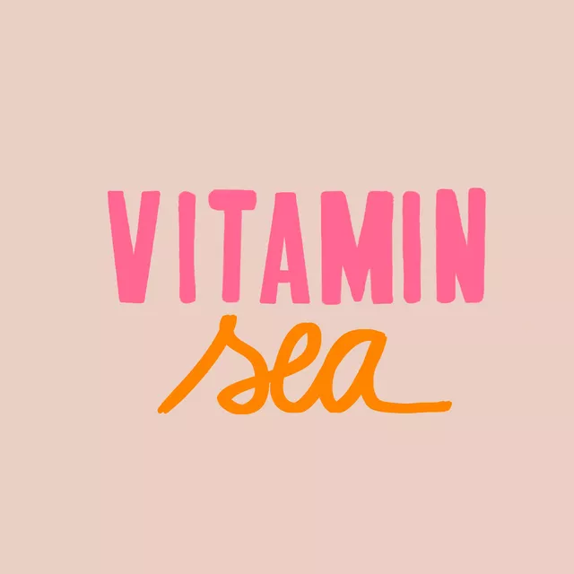 Kissen Vitamin Sea Pink Auf Beige