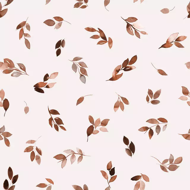 Kissen Autumn Leaves Terracotta