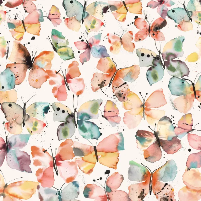 Schmetterlinge Aquarell Ombre