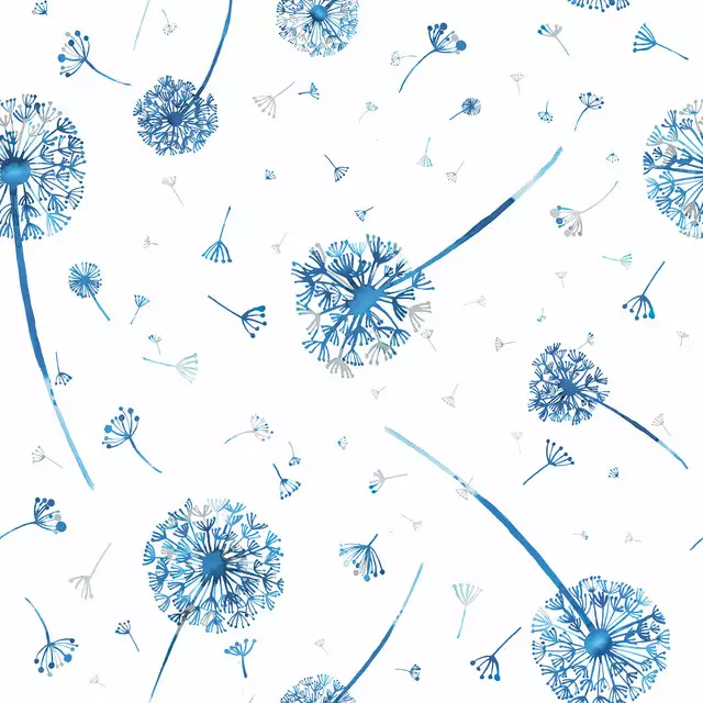 Spring Dandelions Indigo