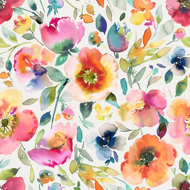 Psychedelic Spring Poppies