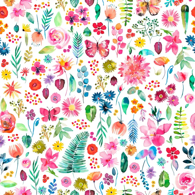 Kissen Frühling Botanisch Pflazen