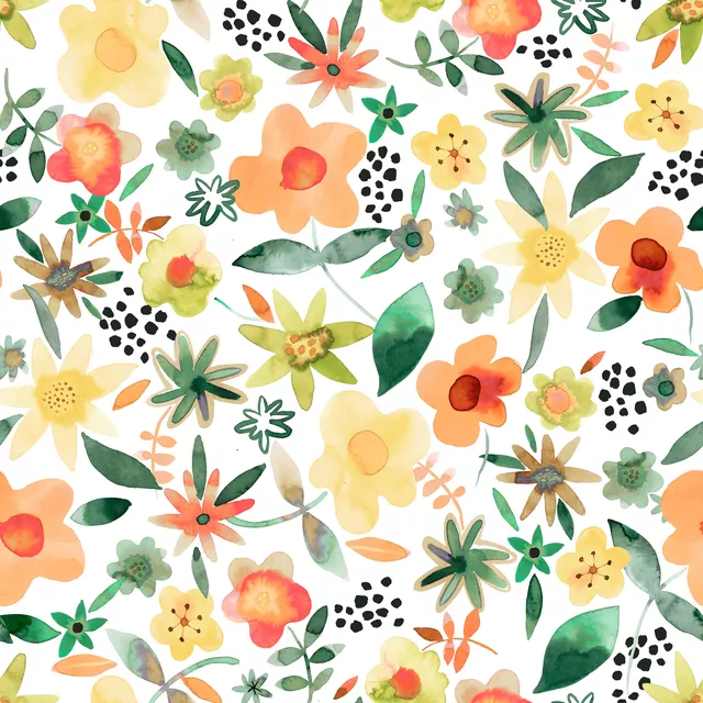 Tischdecke Frühling Blumen Mediterrane