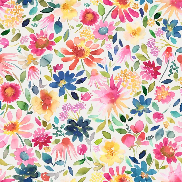 Kissen Bunt Garten Blumen Sommer