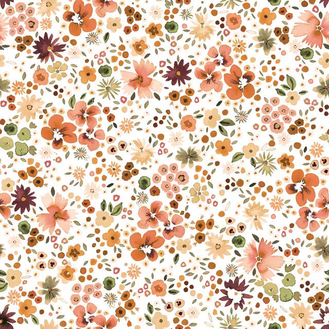 Kissen Ditsy Autumn Floral