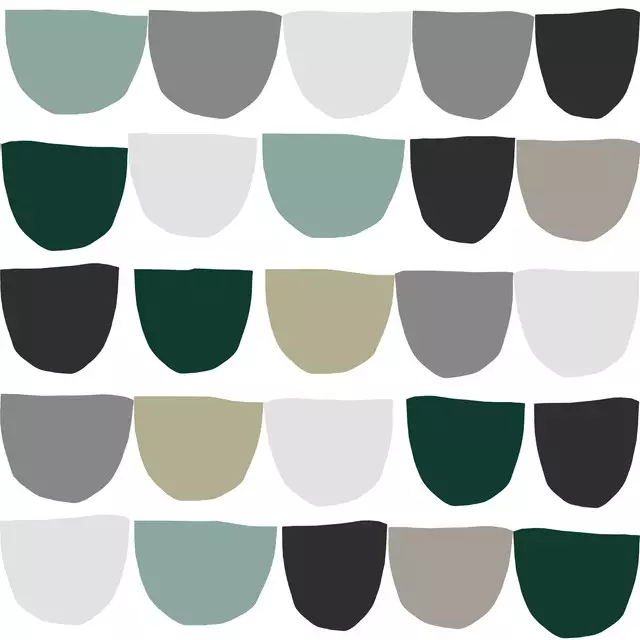 Dekovorhang Scandi Garland Triangles