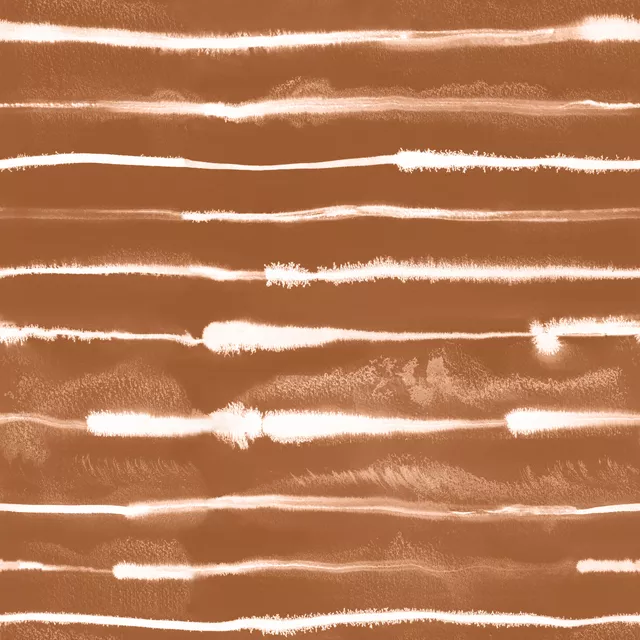 Kissen Gestreift Abstrakt Terracotta
