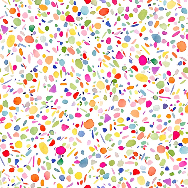 Terrazzo Abstrakt Bunt