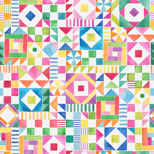 Geschirrtücher Modern Geometrisch Patchwork von Ninola Design