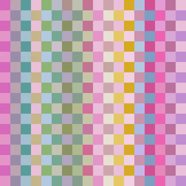 Tischdecke Modern Checker Squares Pink