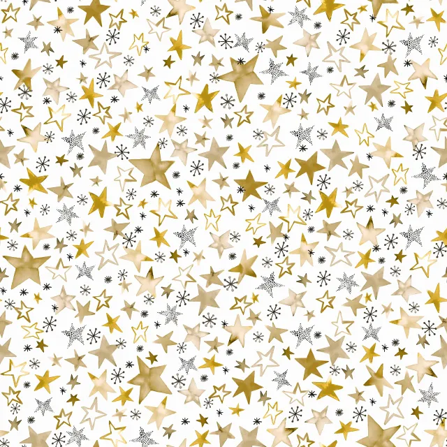 Kissen Winter Weihnachten Sterne Gold