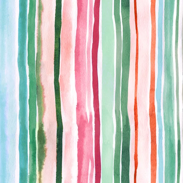 Tischläufer Watercolor Stripes Summer