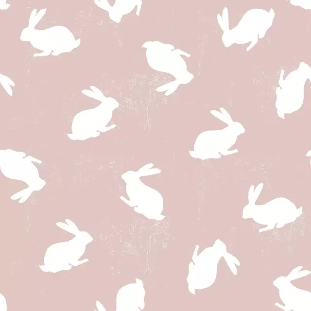 Kissen Osterhase Minimal Rosé