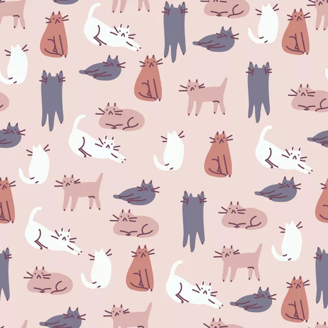 Kissen Keep Calm and Love Cats