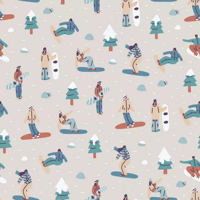 Geschirrtücher Winter Sports