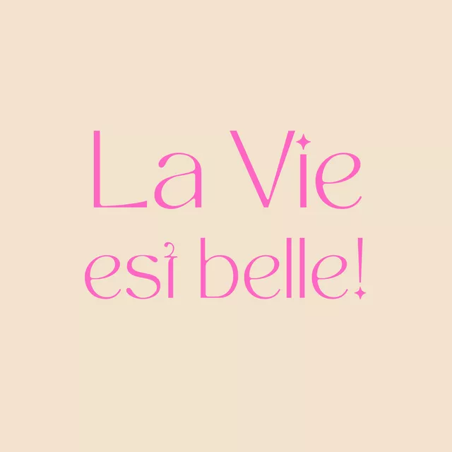 Kissen la vie est belle